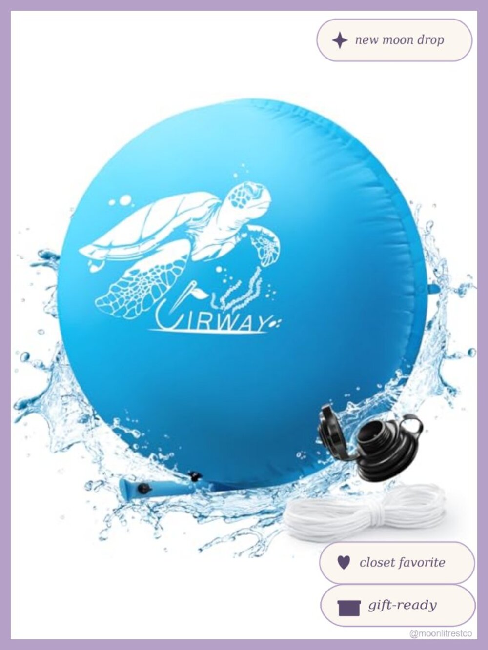 UIRWAY 13ft Round Pool Air Pillow Winter Cover 0.6mm PVC Cold Resistant